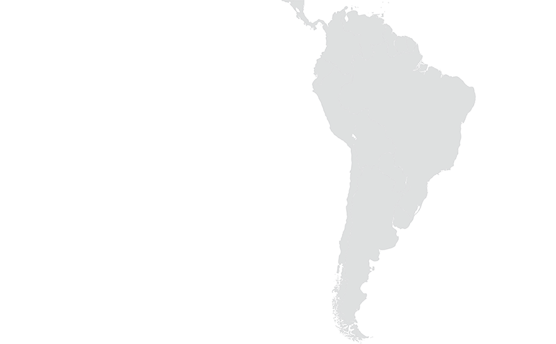 South America locations